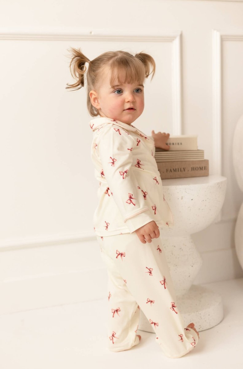 Mini COZY Rosy Ribbon Pyjamas Set