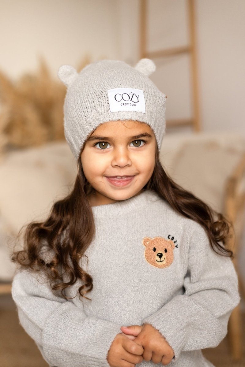 The Cozy Cub Knit Set Grey Set