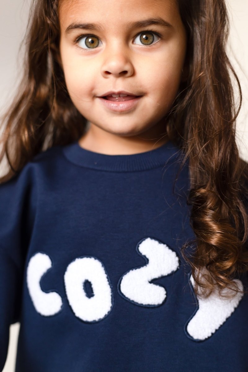 The COZY Little Lounger Tracksuit Navy