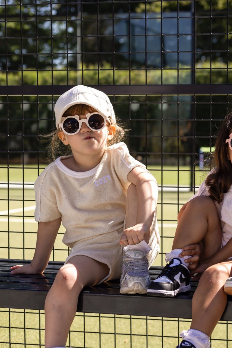 Mini COZY Terry Towelling Tee - Sand