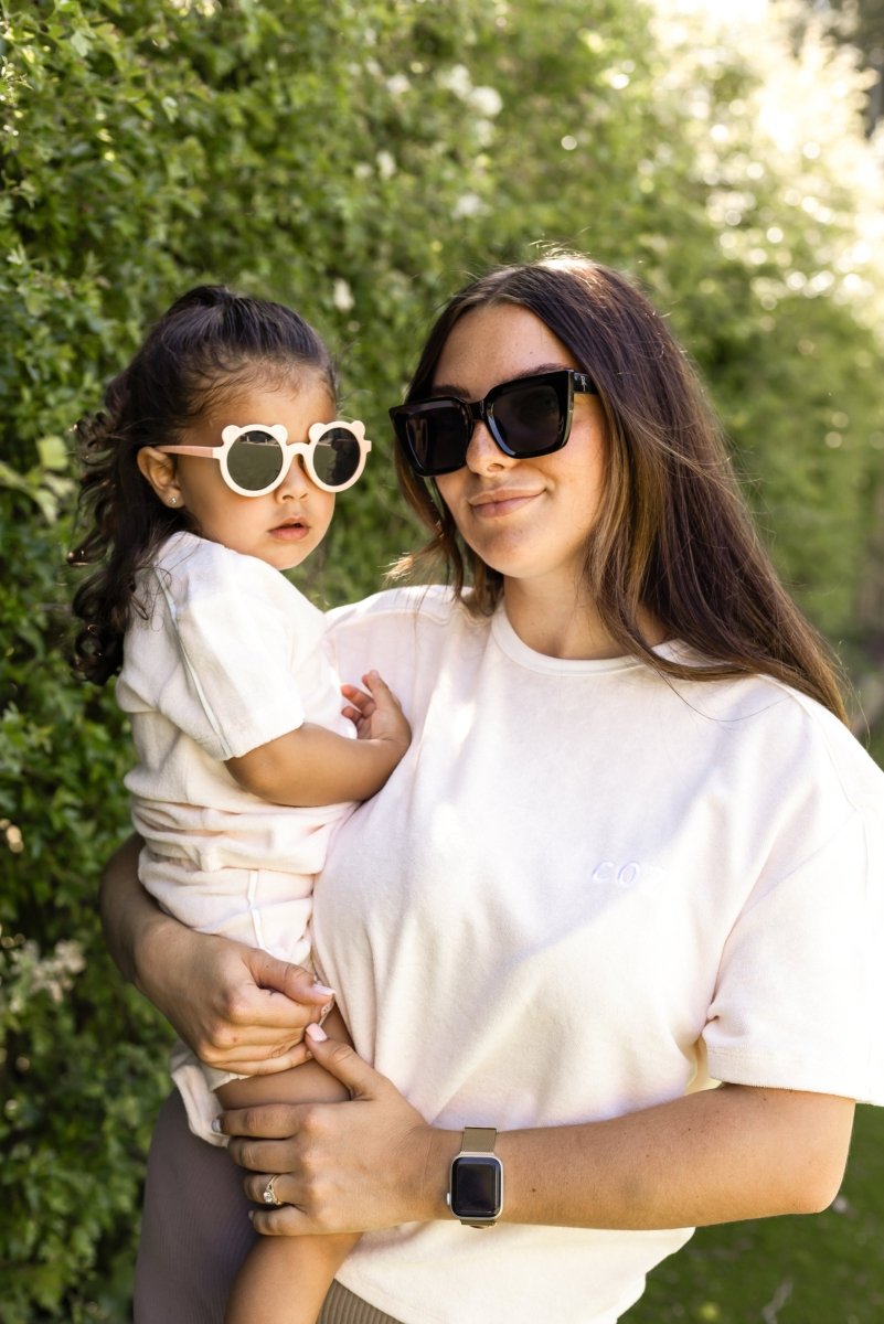 Mini COZY Terry Towelling Tee - Pink