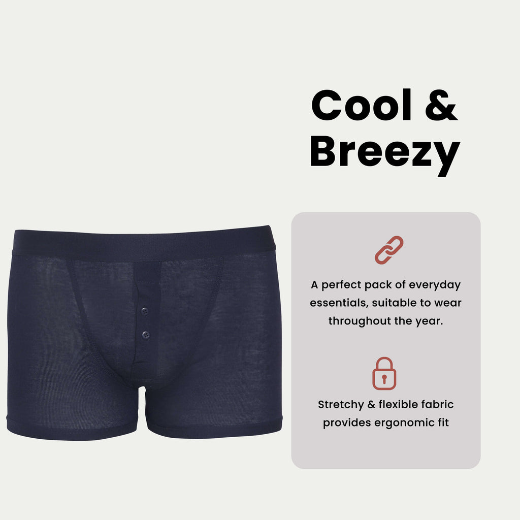Sock Stack 6 Pack Cotton Stretch Boxer Shorts For Men MB09 Breathable Soft Durable