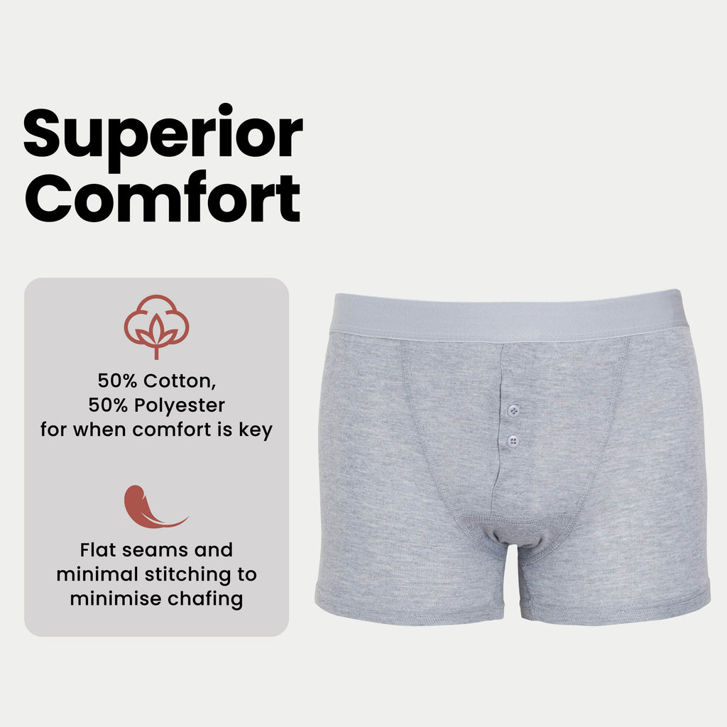 Sock Stack 6 Pack Cotton Stretch Boxer Shorts For Men MB09 Breathable Soft Durable