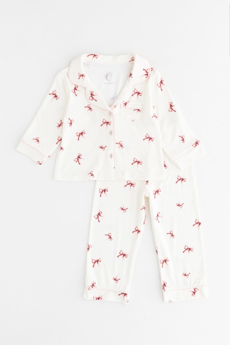 Mini COZY Rosy Ribbon Pyjamas Set