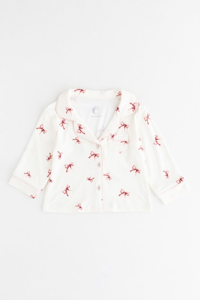 Mini COZY Rosy Ribbon Pyjamas Set