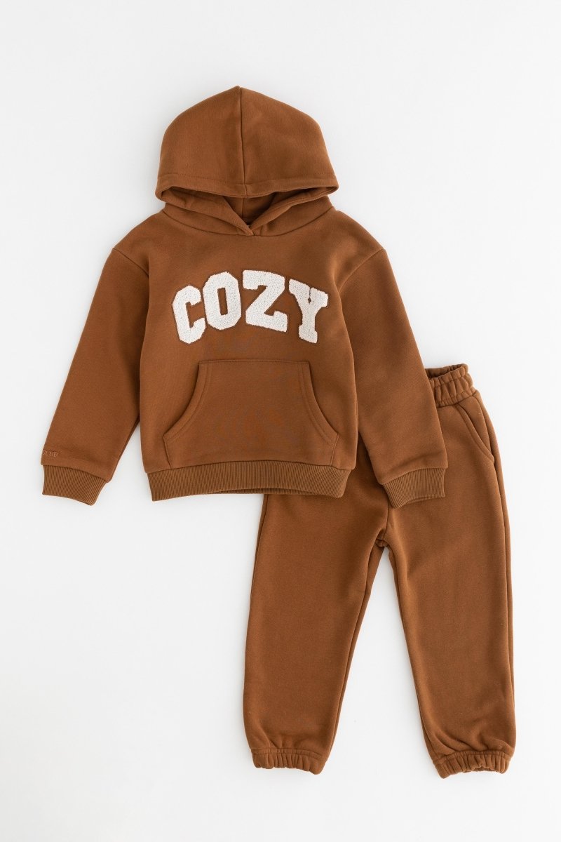 COZY Mini Tracksuit Brown Sets
