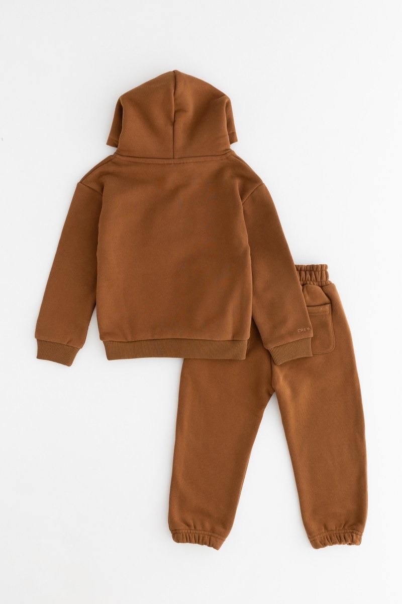COZY Mini Tracksuit Brown Sets