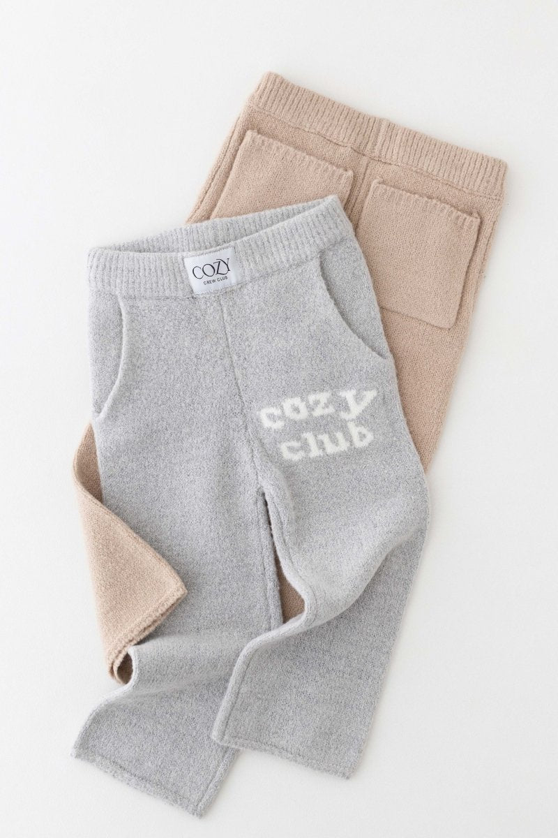 The Cozy Cub Knit Set Taupe Brown