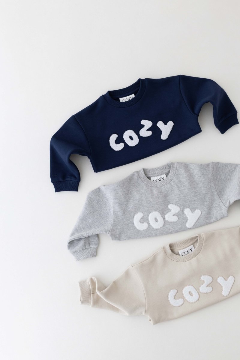 The COZY Little Lounger Tracksuit Marl Grey
