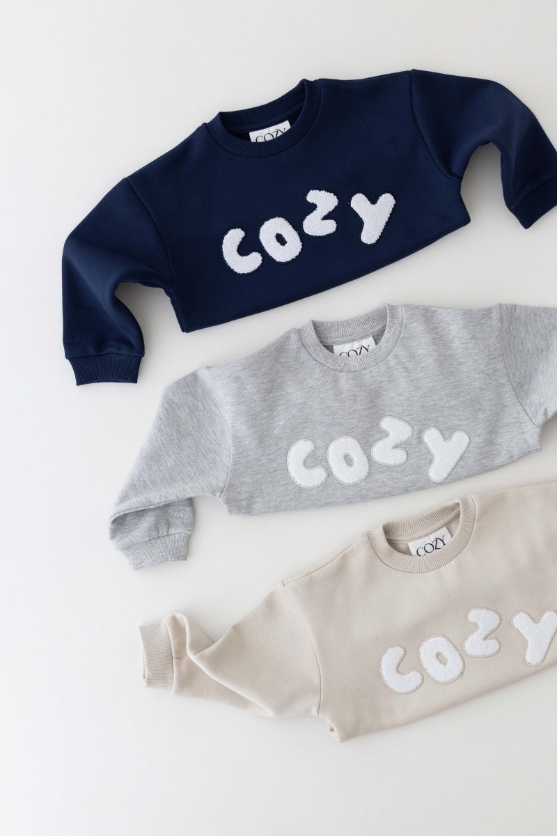 The COZY Little Lounger Tracksuit Stone