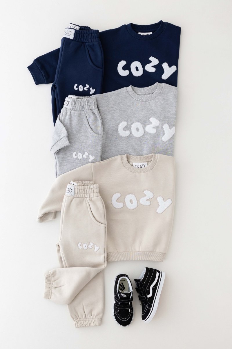 The COZY Little Lounger Tracksuit Navy