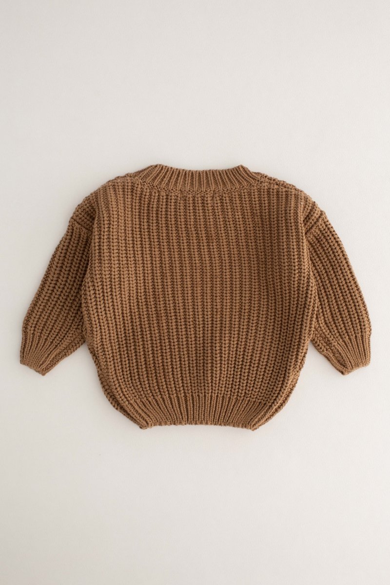 COZY Chunky Sweater | Toffee Personalised