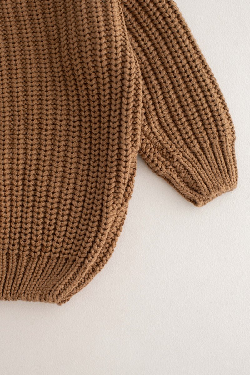 COZY Chunky Sweater | Toffee Personalised