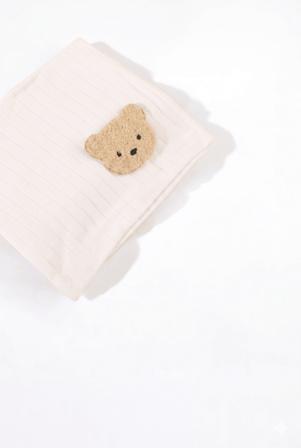 Boucle Bear Hat Super Soft Ribbed