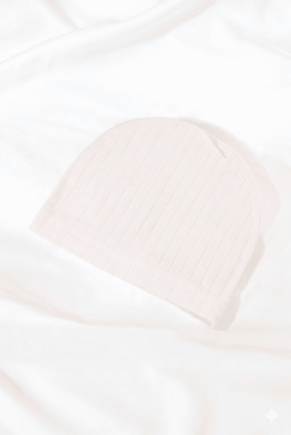 Boucle Bear Hat Super Soft Ribbed