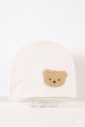 Boucle Bear Hat Super Soft Ribbed