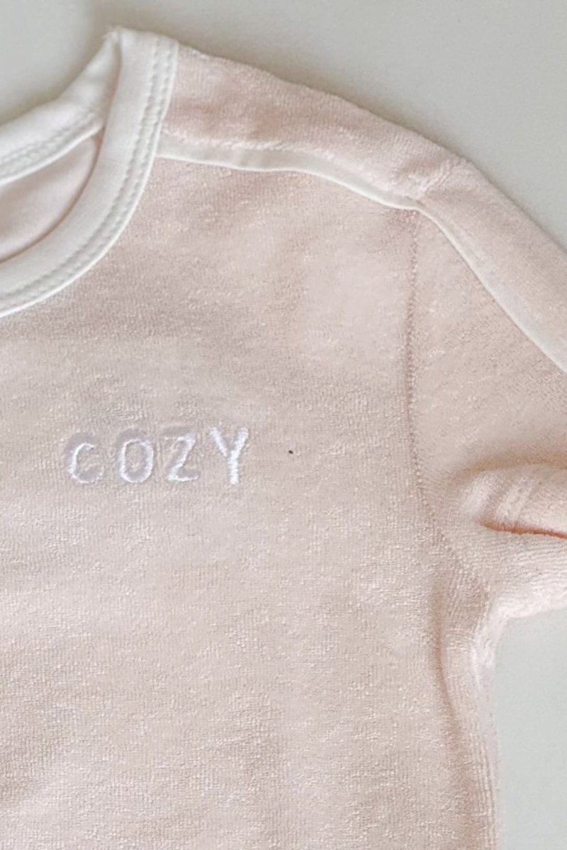 Adult COZY Terry Towel Tee - Pink