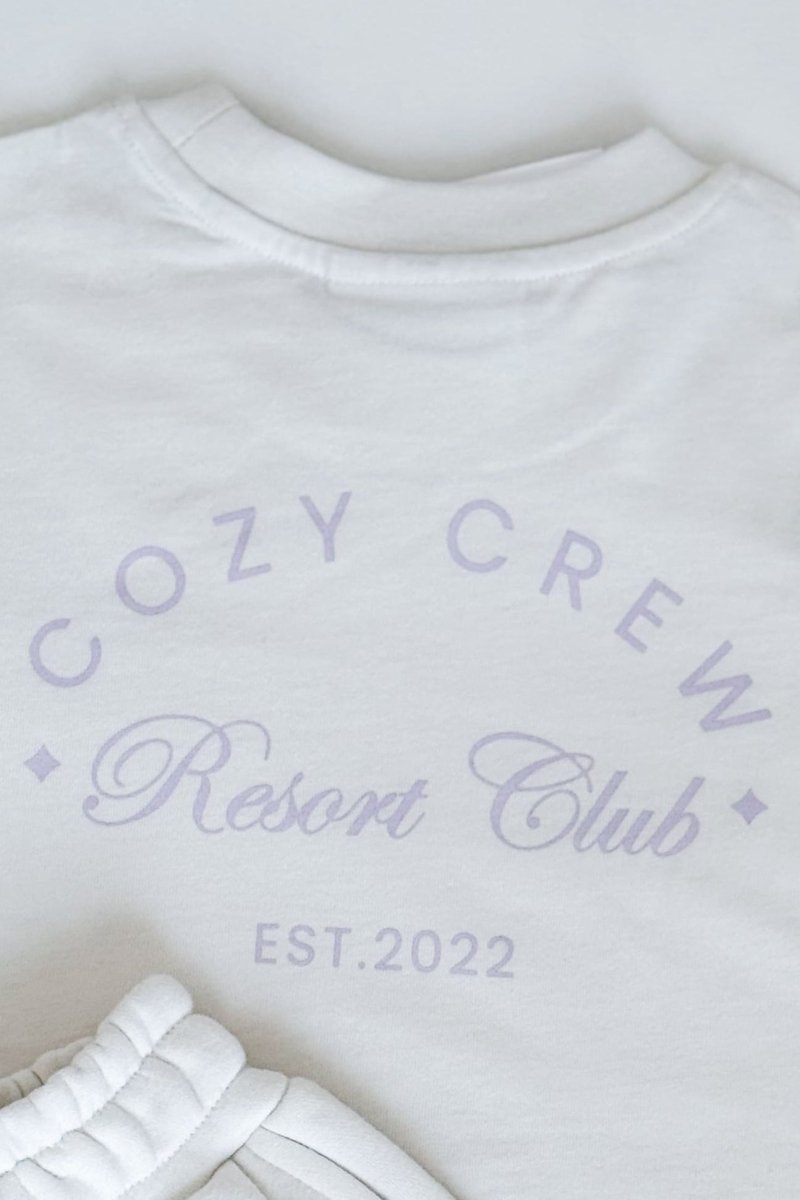 Adult Cozy Crew Resort Club Tee - Snow White