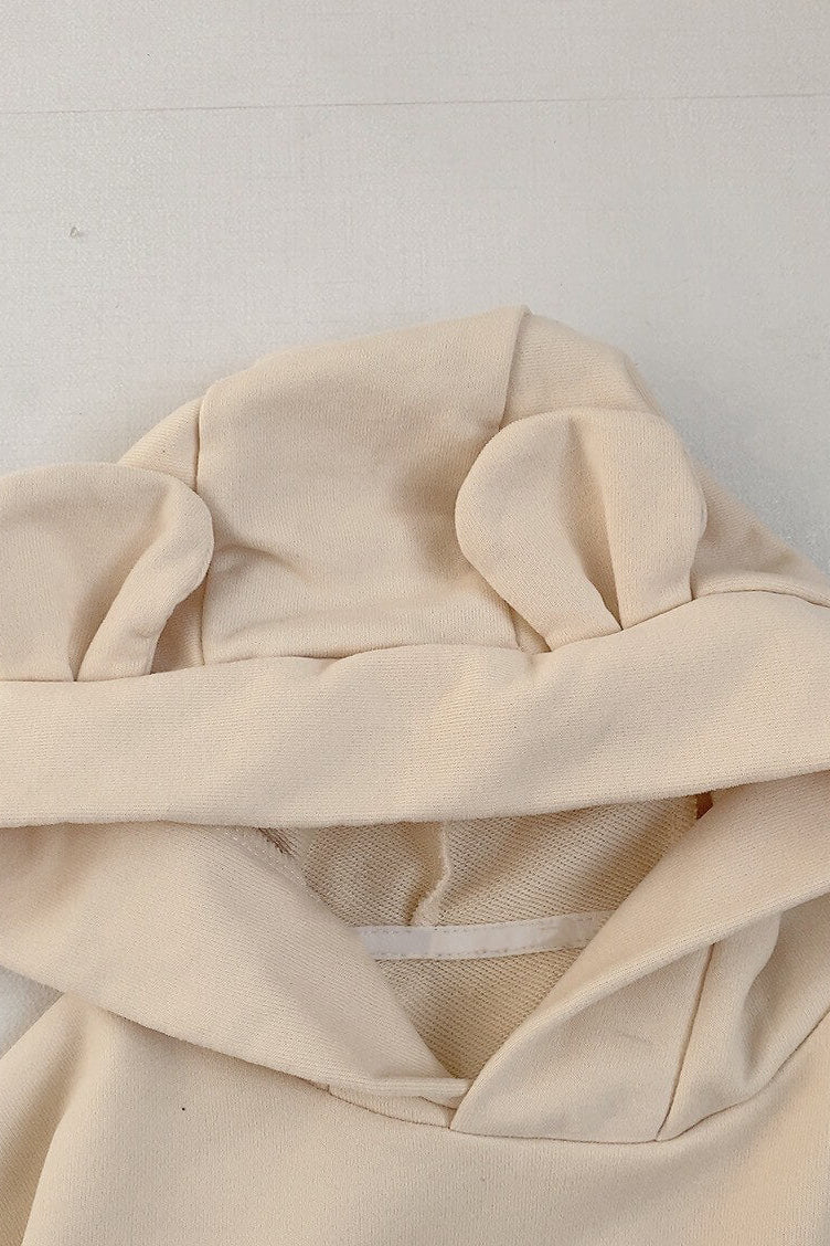 Cozy Nozi Bear Hoodie Cream or Brown