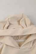 Cozy Nozi Bear Hoodie Cream or Brown