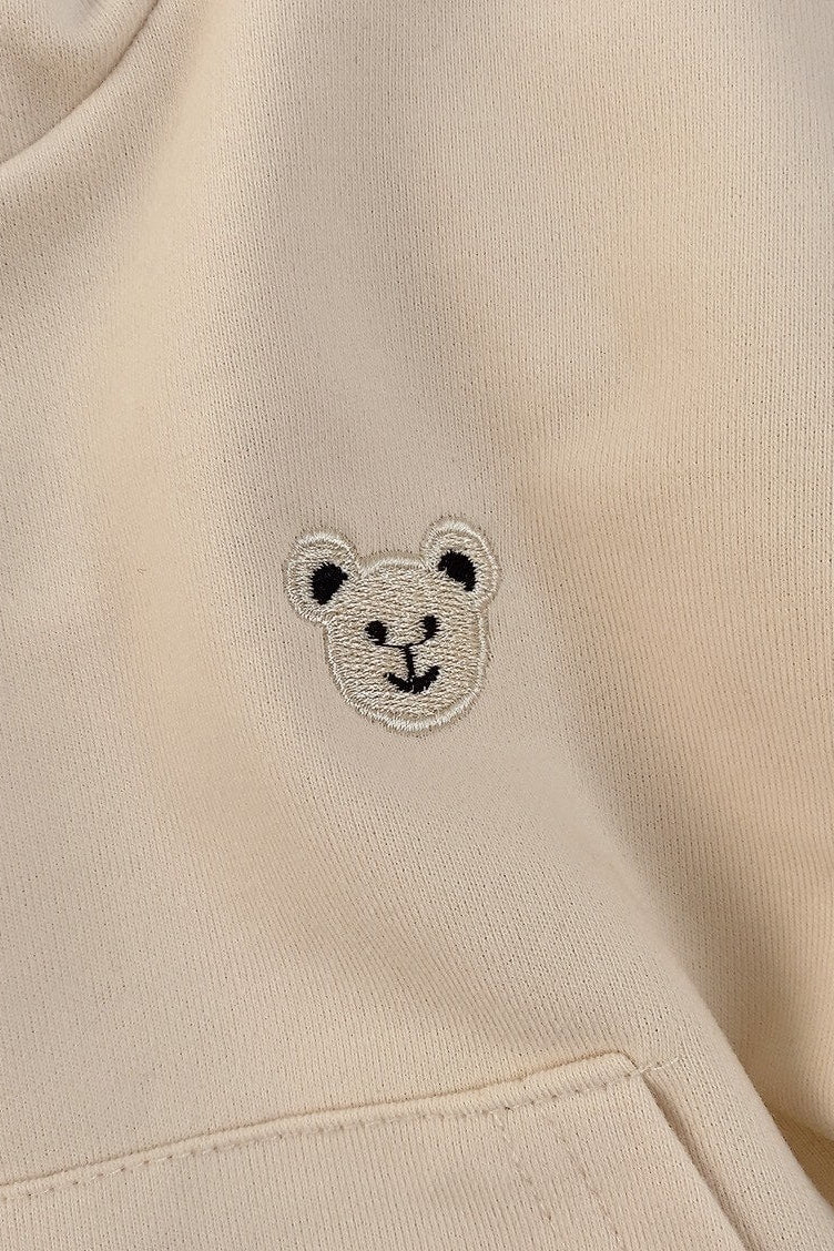 Cozy Nozi Bear Hoodie Cream or Brown