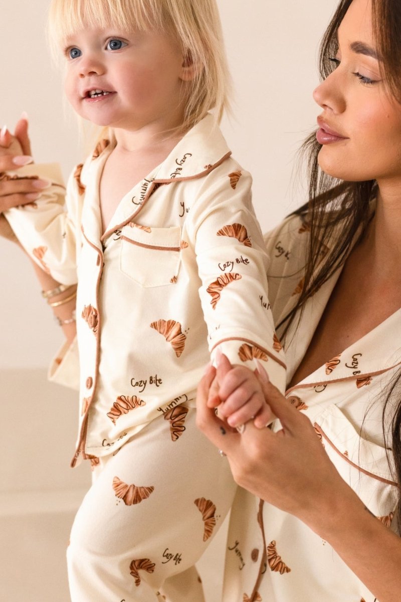 Mini COZY Croissant Club Pyjamas