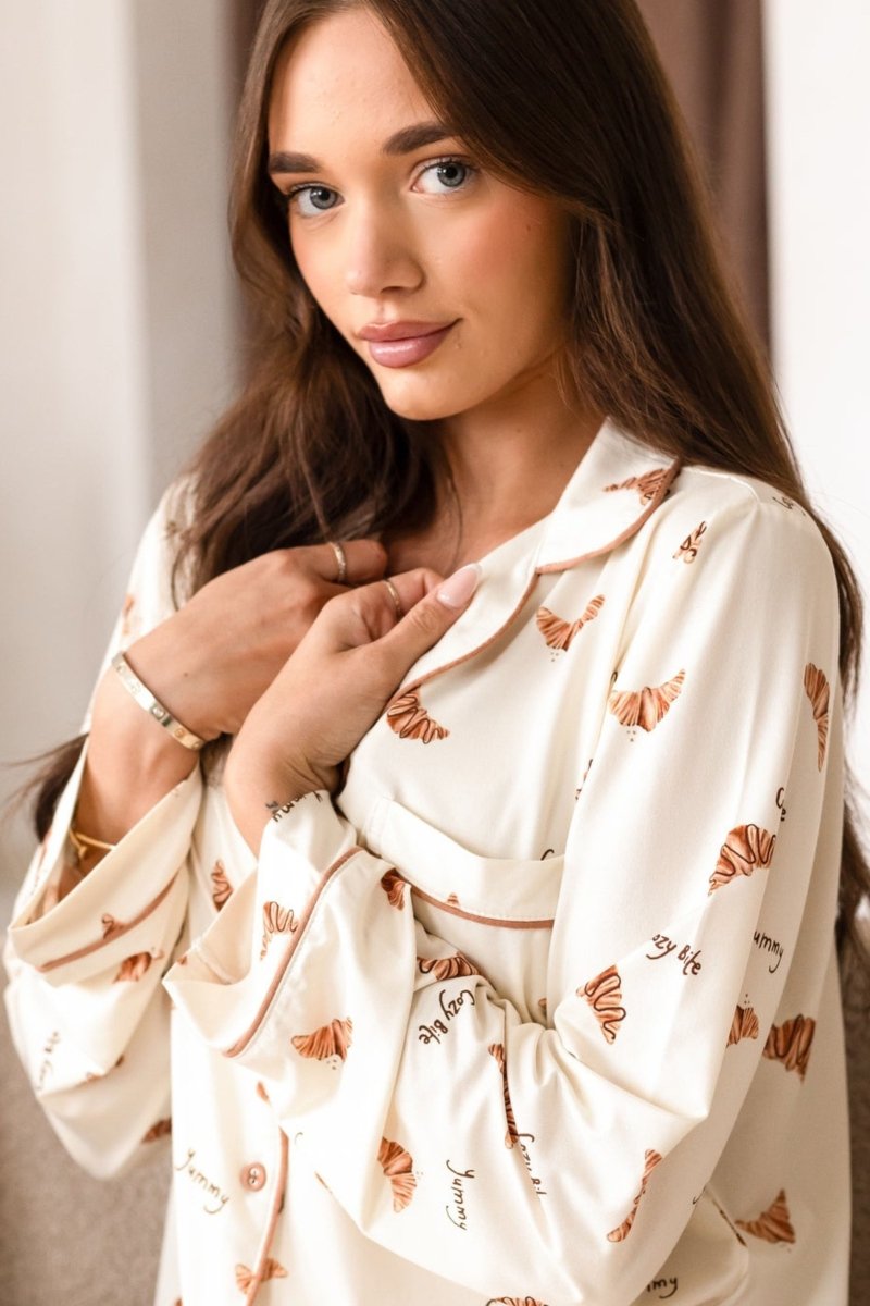 Adult COZY Croissant Club Pyjamas