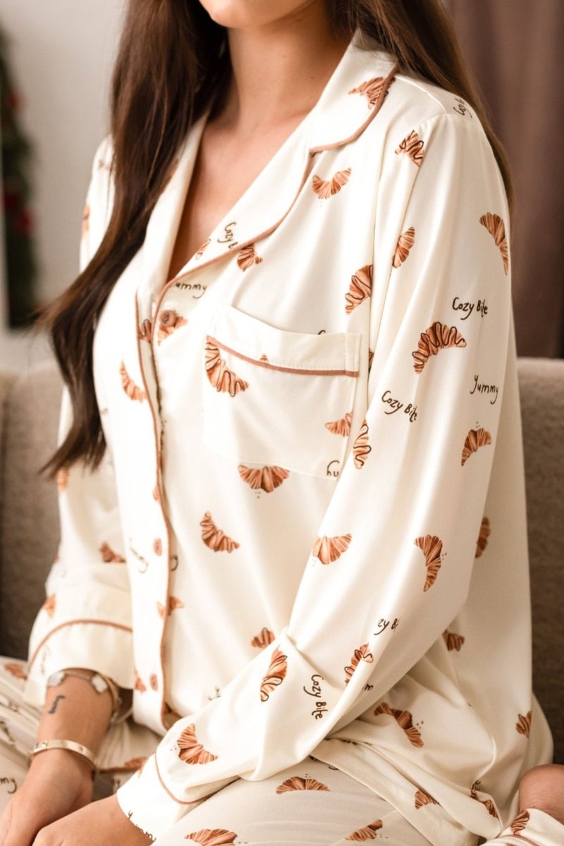 Adult COZY Croissant Club Pyjamas