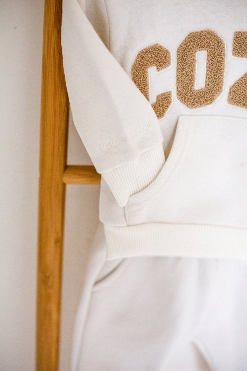 COZY Mini Tracksuit Off-White Set