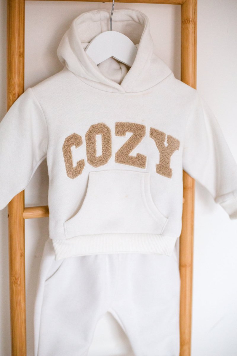 COZY Mini Tracksuit Off-White Set