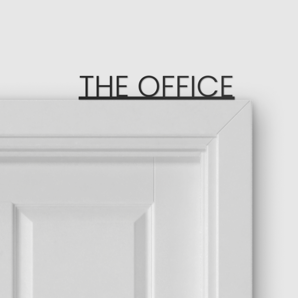 THE OFFICE door topper and door tag